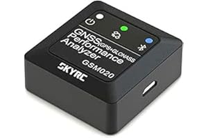 SKYRC GNSS Performance Analyzer RC GPS+GLONASS Speedometer, Bluetooth Enabled Race Data Logger and Speed Tracker for RC Cars and Planes. GSM020 SK-500023