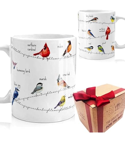 Tazza I Love Tits Per Amanti Degli Uccelli - Ceramica 312 Ml, Design Fronte/Retro, Lavabile In Lavastoviglie, Decorata A Mano UK - 4