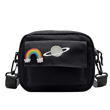 printed messenger bag