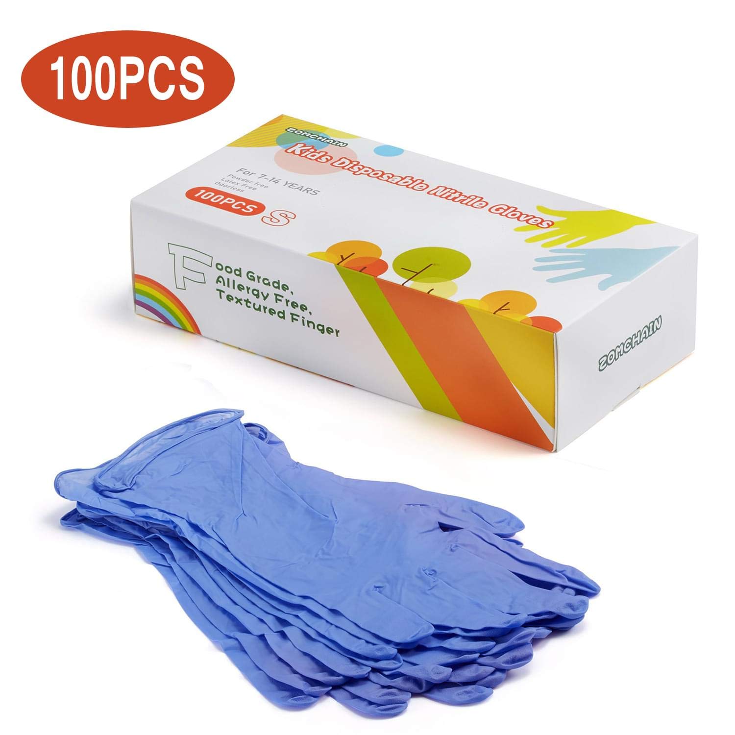 Kids Gloves Disposable, Nitrile Gloves for 410 Years