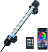 VARMHUS Submersible LED Aquarium Light with Remote APP Control 12V 29 Modes