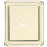 Builders Edge 130110011020 Insulated Siding Scalloped Ring Mount Block 020, Heritage Cream