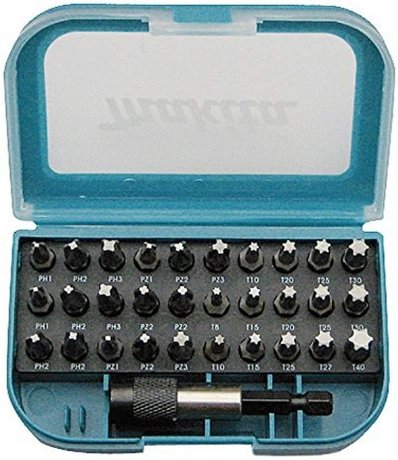 Makita P-73374 Bit-Set 31-Piece Set, Mehrfarbig, Variety Pack