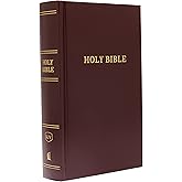 KJV, Pew Bible, Hardcover, Burgundy, Red Letter, Comfort Print: Holy Bible, King James Version