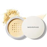 Morphe Bake &amp; Set Setting Powder - Lightweight, Talc-Free Finishing Powder for Face Makeup with a Soft, Natural Finish - Minimizes Shine for Up to 24HR - Banana (0.31 oz)