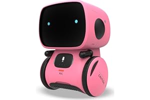 KaeKid Robots for Girls 3-5, Interactive Smart Robotic with Touch Sensor, Voice Control, Speech Recognition, Singing, Dancing, Repeating and Recording, Gift for Kids