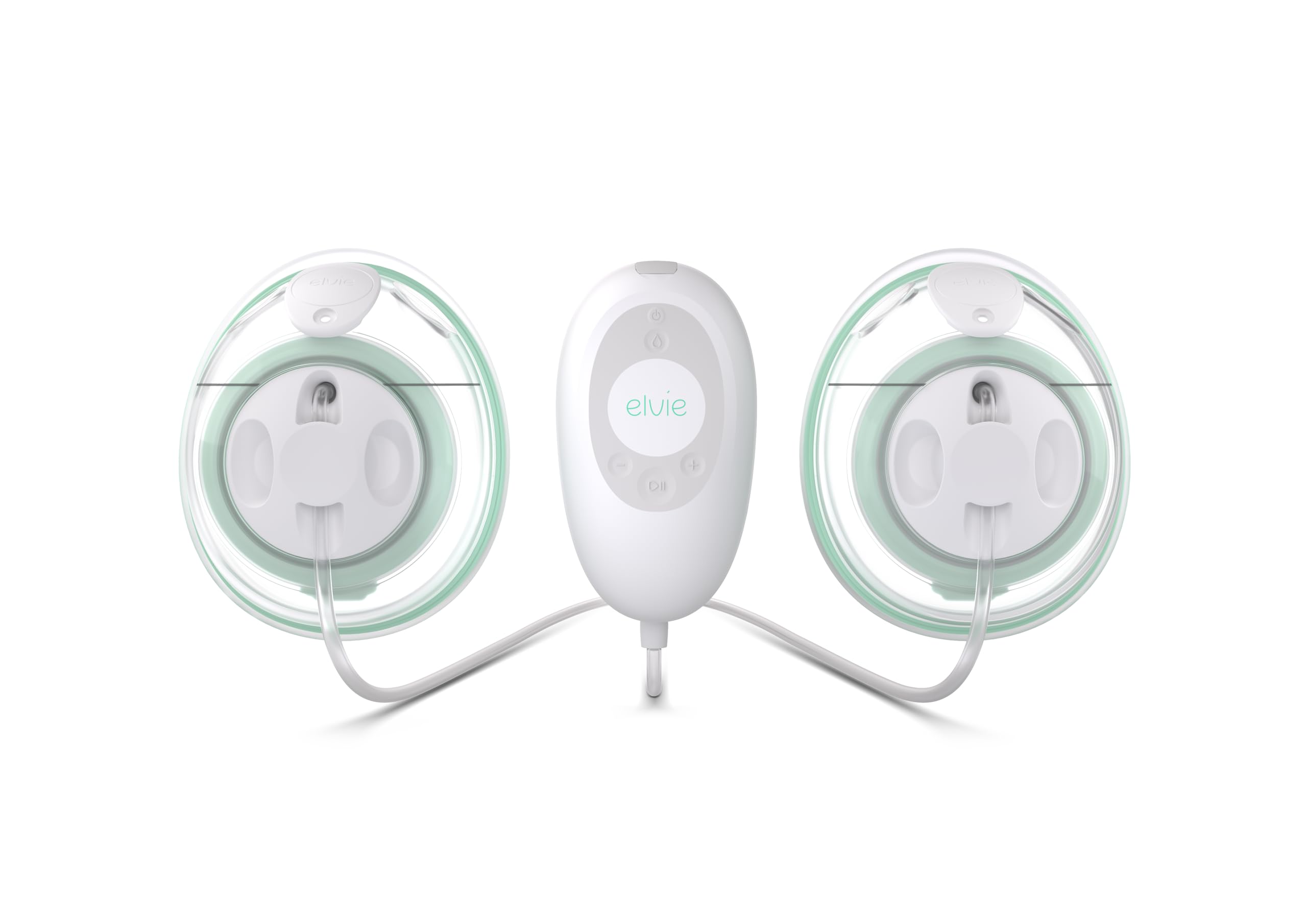 Elvie Stride 1, Double Breast Pump, Electric Breastfeeding Pump, Hands-Free & Portable & Wearable, Newborn Essentials, App-Controlled & Ultra-Quiet