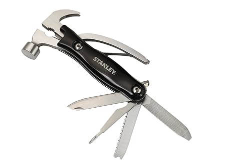 Stanley 11-in-1 Hammer Multitool (Black and Steel)