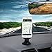 Amoner Car Phone Holder, Windshield Dashboard Cell Phone Holder Mount for Car with Strong Suction Cup for iPhone X 8 7 Se 6S 6 5S Samsung Galaxy S9 S8 S7 S6 HTC Nokia LG BlackBerry and More