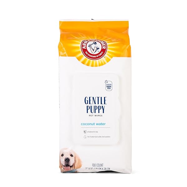 ARM & HAMMER DOG GROOMING WIPES, DEODORIZING DOG...