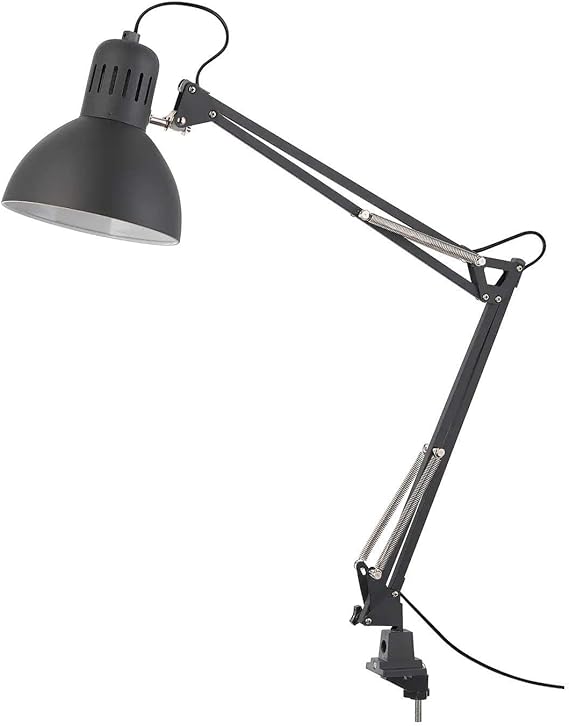 IKEA TERTIAL Work lamp, dark grey adjustable arm and head Amazon.co.uk