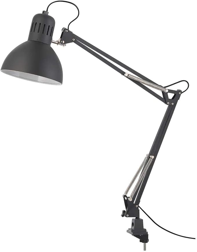 IKEA TERTIAL Work lamp, dark grey adjustable arm and head Amazon.co.uk