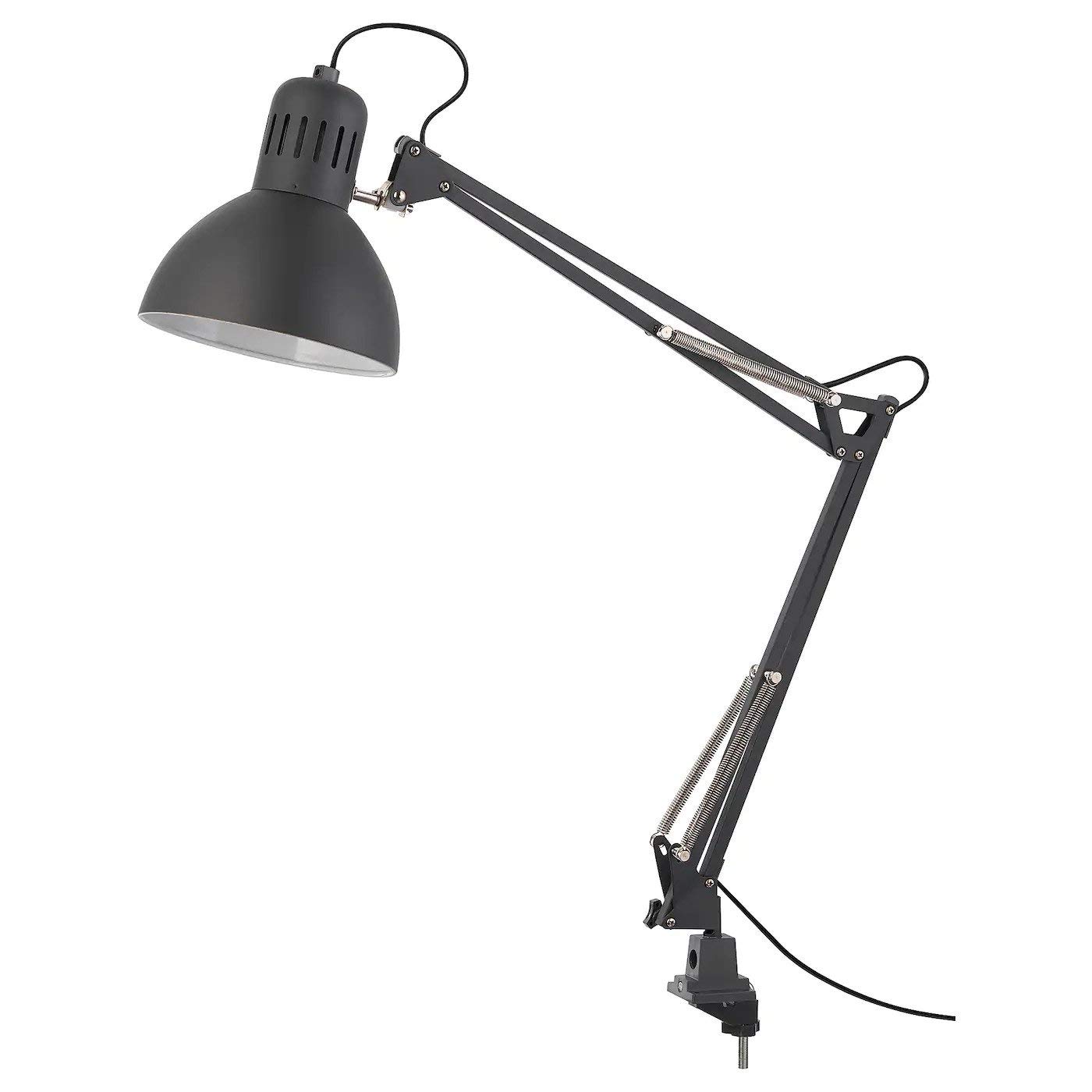 IK EA TERTIAL Work Light, Dark Grey Adjustable Arm and Head