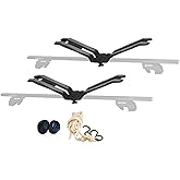 Swagman Exo Aero Canoe &amp; Kayak Carrier &ndash; Roof Mount Rack for Roof Cross Bars and Watercraft Transport