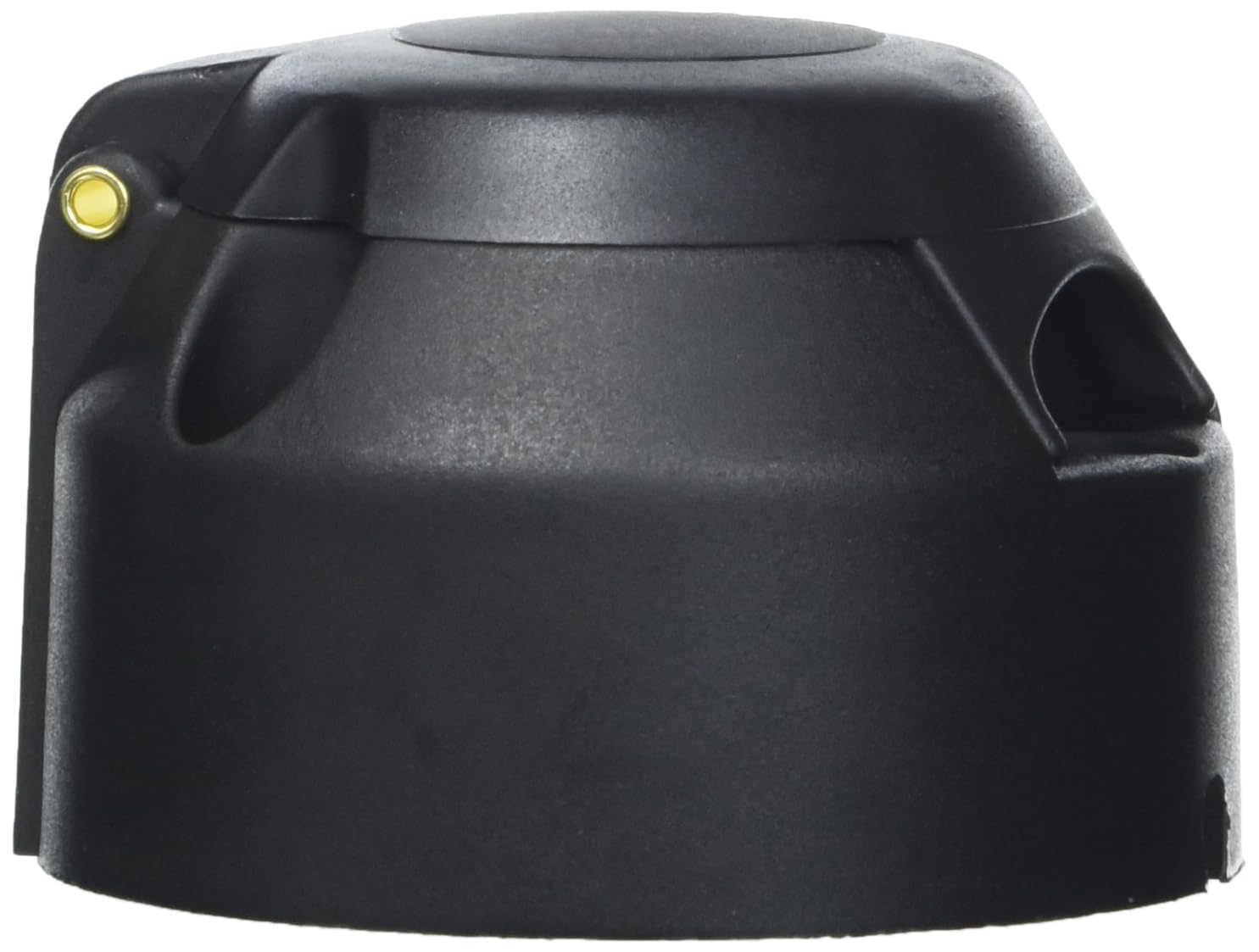 AS Schwabe 61474 12 V 7-Pin Heavy-Duty Round Car Trailer Socket for Tow Bar - Black