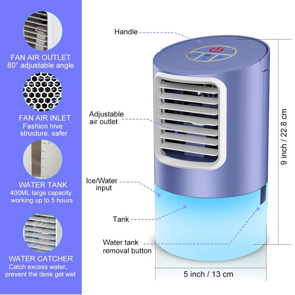 mkocean personal air cooler