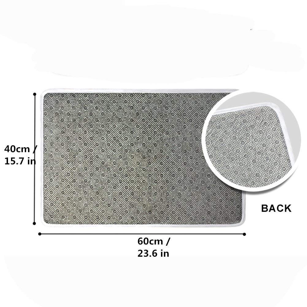 Guaone Anti-Rutsch-Fußmatte Erdbeerblümchen Eingangsmatte Fußmatte