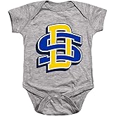 South Dakota State University Official Distressed Primary Unisex Infant Snap Suit for Baby