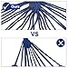 SONGMICS Cotton Hammock Swing Bed for Patio Porch, Garden Backyard for Traveling, Camping, Hiking, Backpacking Lounging Heavy-Duty, Lightweight and Portable Indoor Outdoor UGDC15L