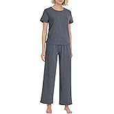 Latuza Women's Petite Lounge Set Pants Petite Length Pajamas