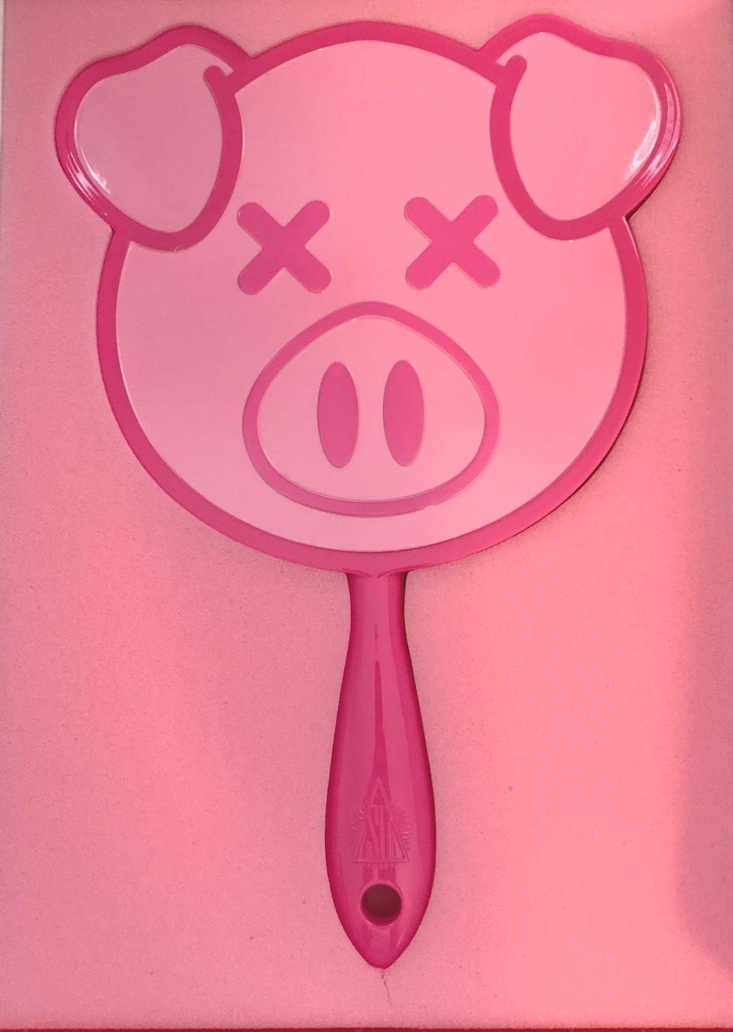 Amazon Com Jeffree Star Shane Dawson Pink Pig Hand Mirror Kitchen Dining