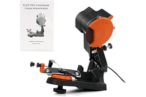 YaeTek Electric Chainsaw Sharpener Chain Saw Grinder 4800RPM Bench Chainsaw Sharpener Grinder Wall or Vise Mount Chainsaw Sharpener Tool