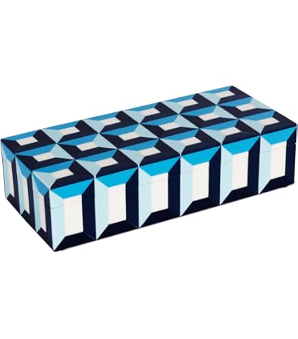 N.Y.発【新品】JONATHAN ADLER★アイトレイ ×2点セット 箱入り Amazon.com: Jonathan Adler Medium Arcade Lacquer Box,Blue