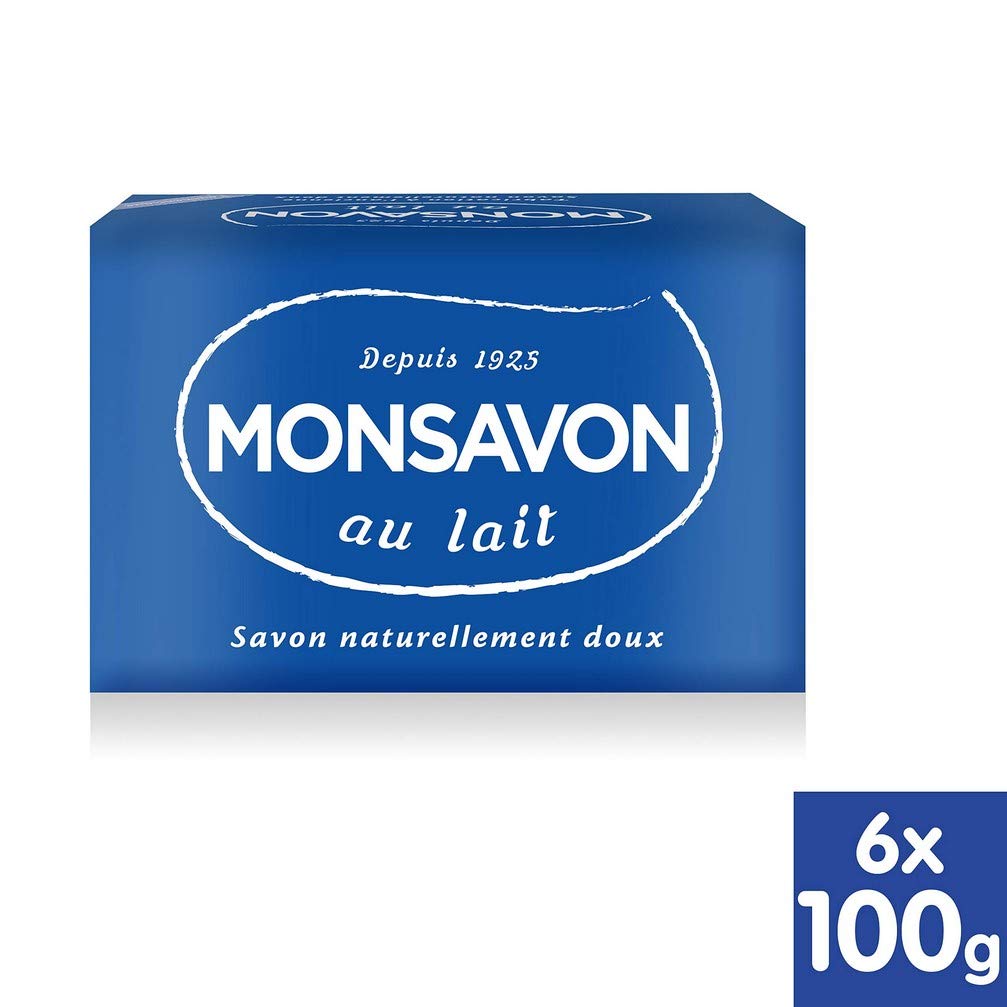 Monsavon Antibacterial Cleansing Soap, Dermatologically Tested Formula, For Soft and Hydrated Skin, Paraben Free (Pack of 6 x 100 ml)