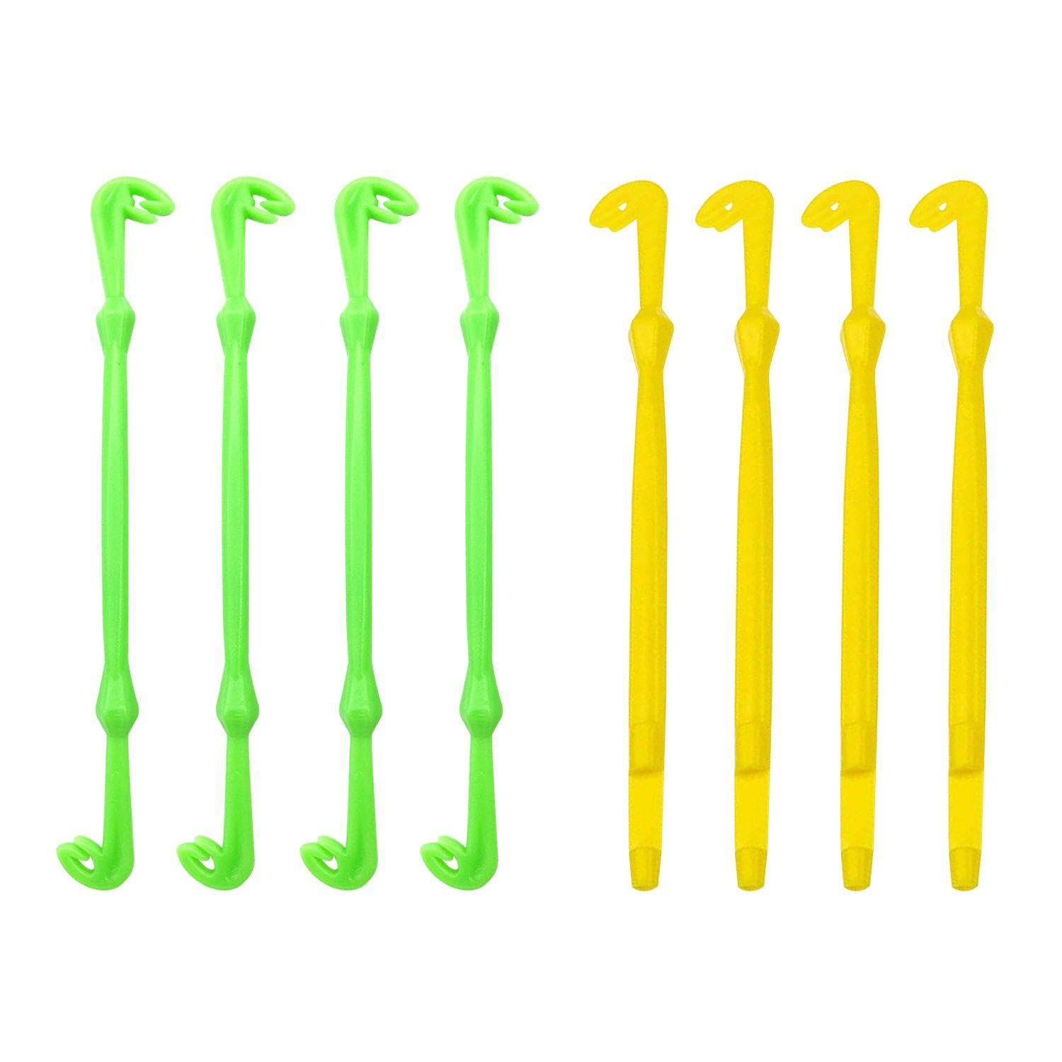 EOWVISN 8-Piece Fishing Binding, Plastic Hook Remover, Portable Hook Remover, Fishing Knotting Tools, Fishing Accessories