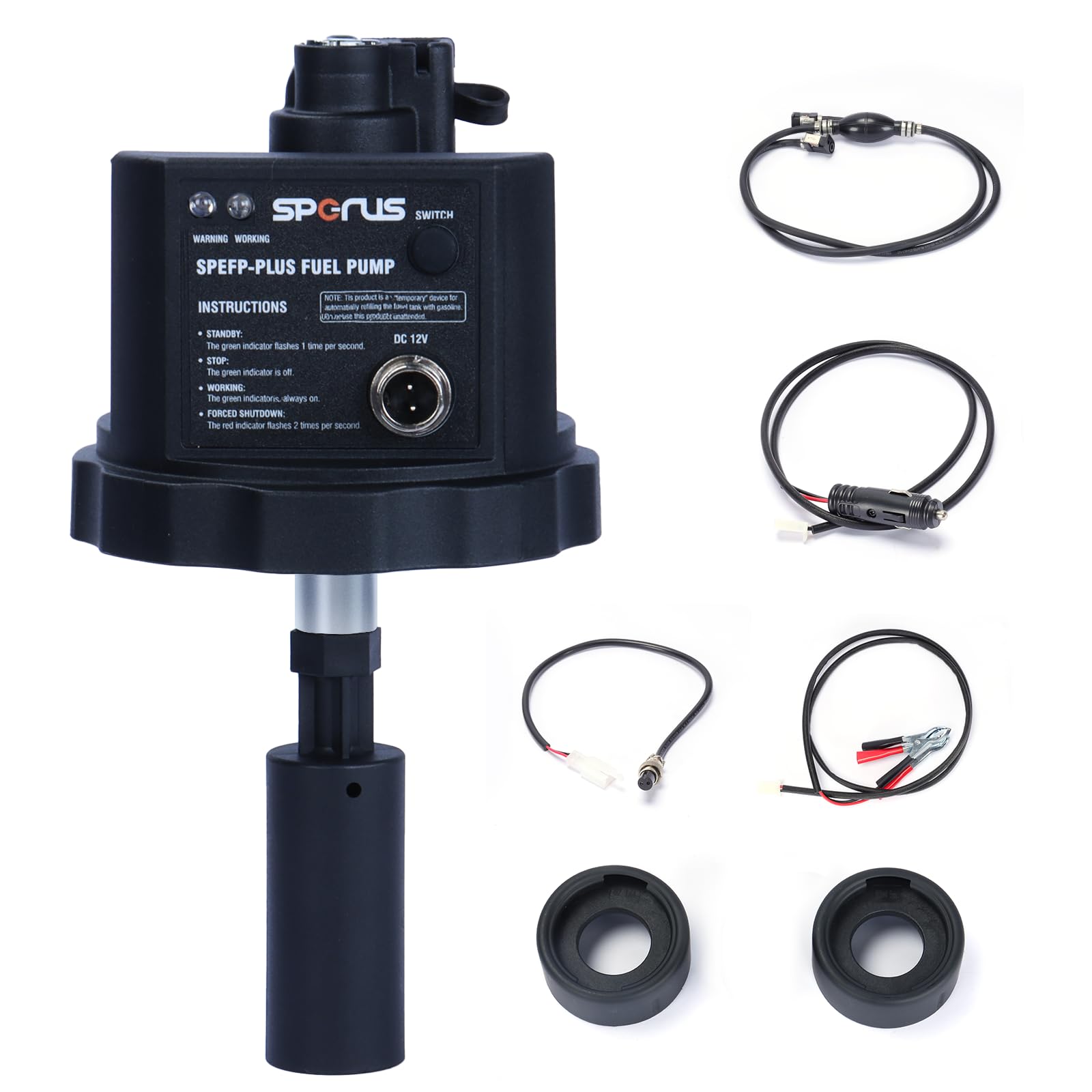 Photo 1 of 12V DC Gasoline Electric Fuel Pump?Auto Pumping Gasoline.Unattended And High Efficient, Special Design For All The Generators With 2 Adaptor.(SPEFP-PLUS)