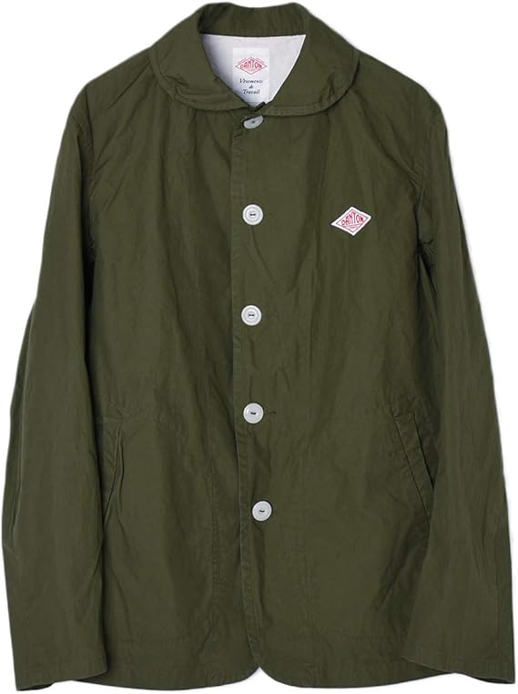 Amazon ダントン Danton ダウンプルーフ ラウンドカラー ワークジャケット メンズ 春夏 アウター Jd 8715duk 44 メンズxl Olive コート ジャケット 通販