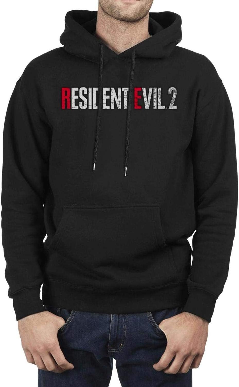 Long Sleeve Fleece Resident-Evil-R.P.D- Mens Hoodie Sweatshirt