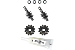 RampCrab Overdrive Differential Gear Set 12T, 2 Sets, Hardened Steel, 1/24, Upgrade Parts for Axial SCX24 Bronco Deadbolt JLU B-17 Gladiator C10, 1/24 RC Crawler Car