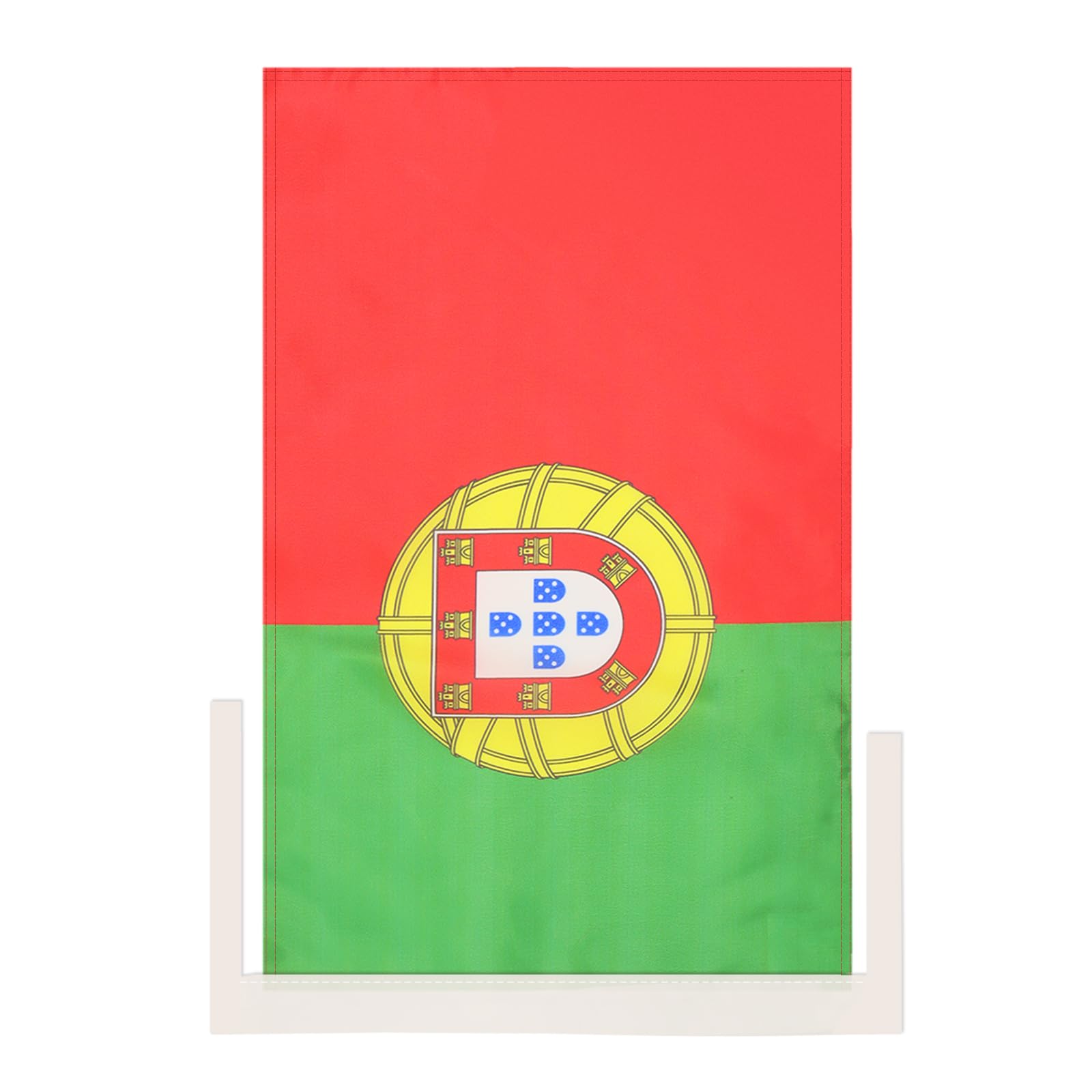 AZ FLAG - Portugal Flag - 18'' x 12'' - Light Polyester Portuguese Small Banner with Two Cords - 18x12 in - 45x30 Cm