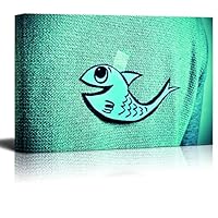 Framed Canvas Wall Art April Day Theme Design Canvas Prints Home Artwork Decoration for Living Room,Bedroom - 12x18 inches