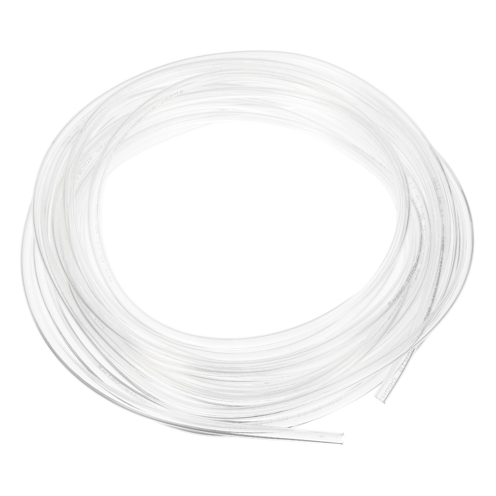Rebower Pneumatic Tubing Pipe,8mm x 5mm Clear PU Polyurethane Tube,32.8FT 10M,PU Air Line Tubing Hose Tubes for Air Compressor,Fluid Transfer,Air Brake