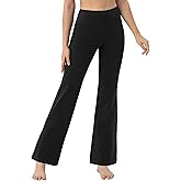 BUBBLELIME 29"/31"/33"/35"/37" High Waist Yoga Pants Tummy Control for Womens Bootcut Workout Flared Basic/Out Pockets