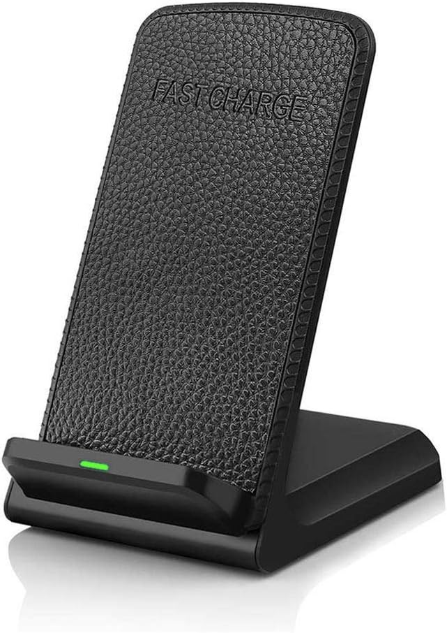 Fast Wireless Charger,Wireless Charging Pad Stand for All Mobile Phone &Samsung Galaxy S8 S8 Plus S7 (No AC Adapter) (Fast Charger)