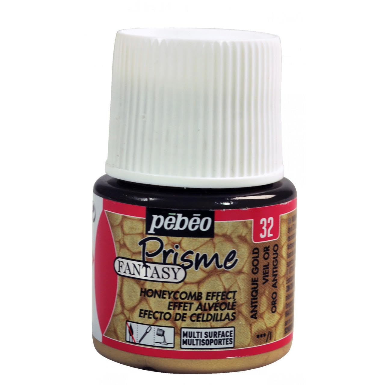 Pebeo 45 ml Fantasy Prisme, Antique Gold, 166032
