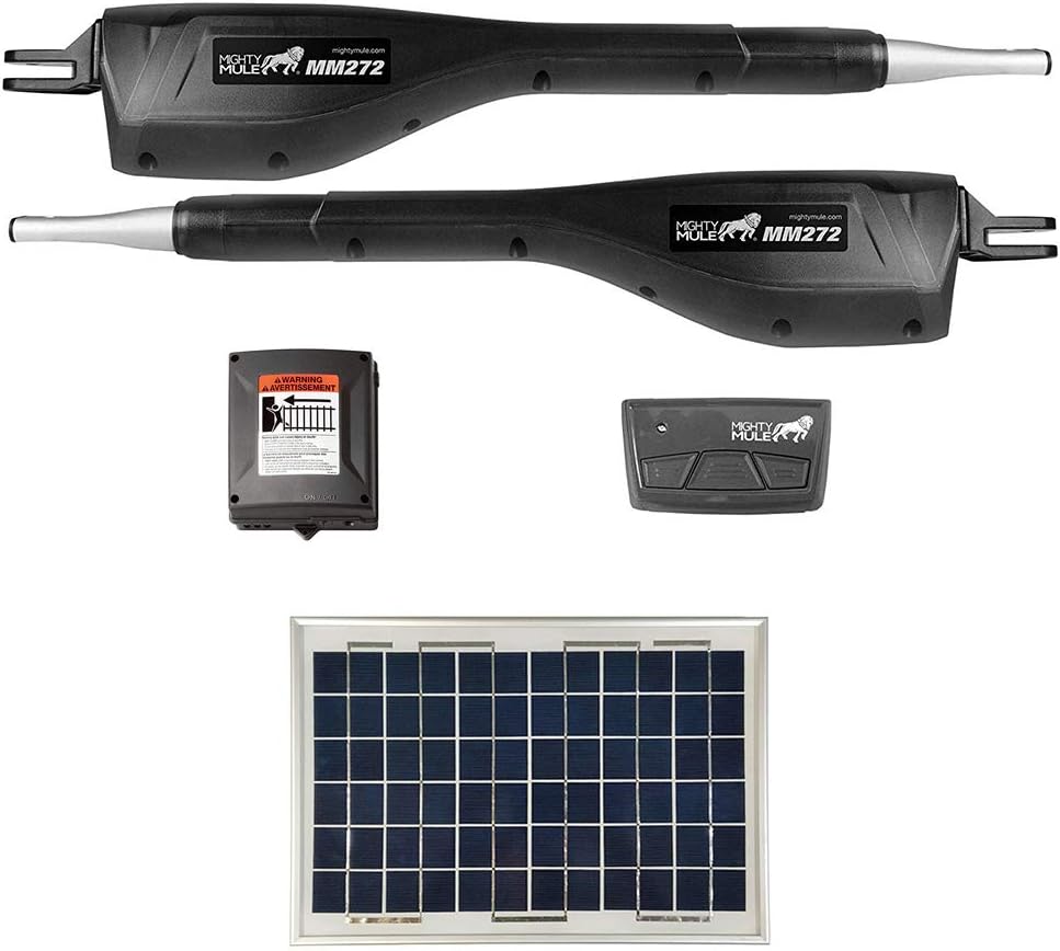Mighty Mule MM272 Solar Package Light Duty Dual Gate