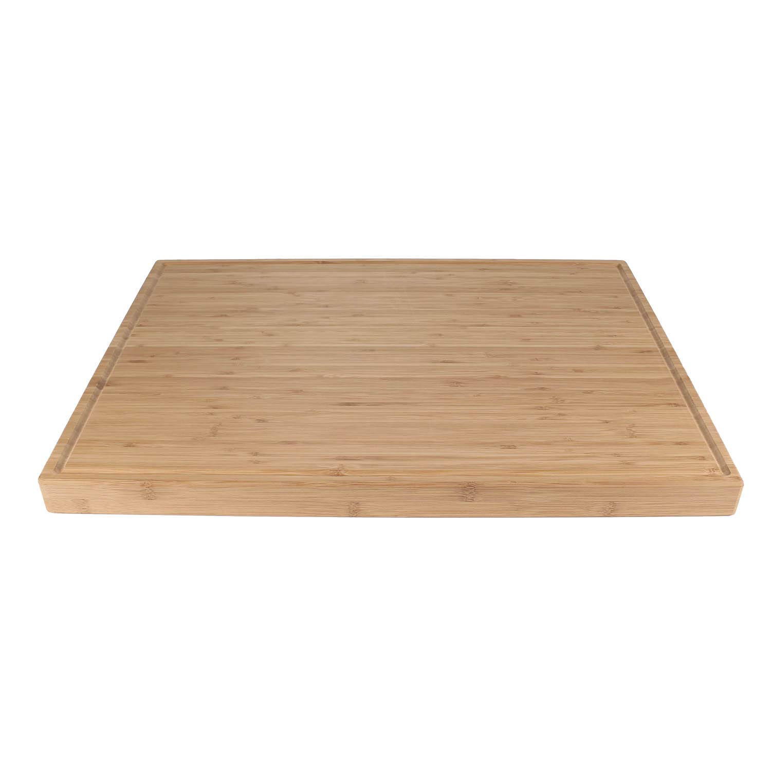 BambooMN Brand - Heavy Duty Premium Bamboo Cutting Board - 24" x 18" x 1.5" (Grooved)