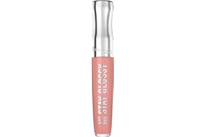 Rimmel London Stay Glossy, 450 Pink About It, Lip Gloss, Non-Sticky, Color and Shine, Up To 6-Hour Wear, Precise Applicator, 0.18oz