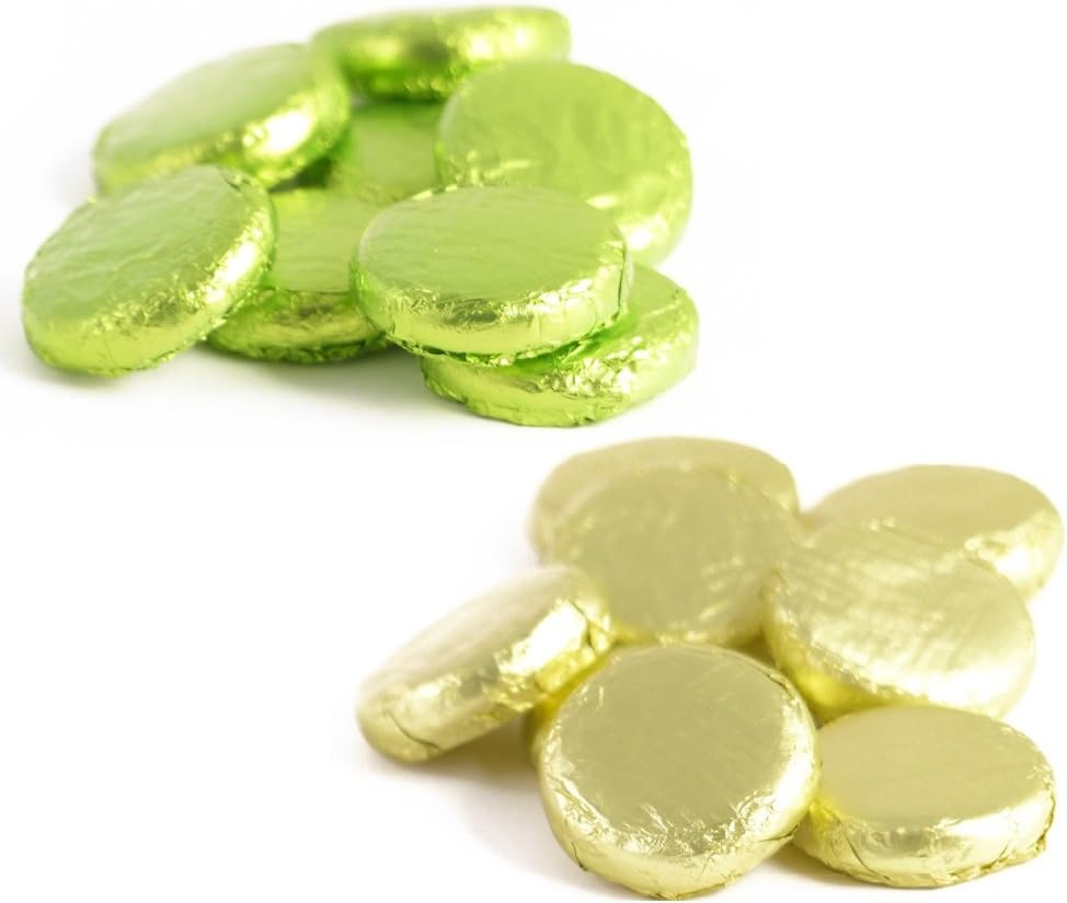 Lemon & Lime Cremes Green Foiled - Fondant Creams by Whitakers Chocolates (Pack Size: 1kg)
