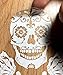 OSMdecals - Mexican Sugar Skull and Crossbones Sticker with Middle Fingers Version - Die Cut - Day of The Dead Vinyl Wall Car Truck Window Decal Bumper Laptop Sticker