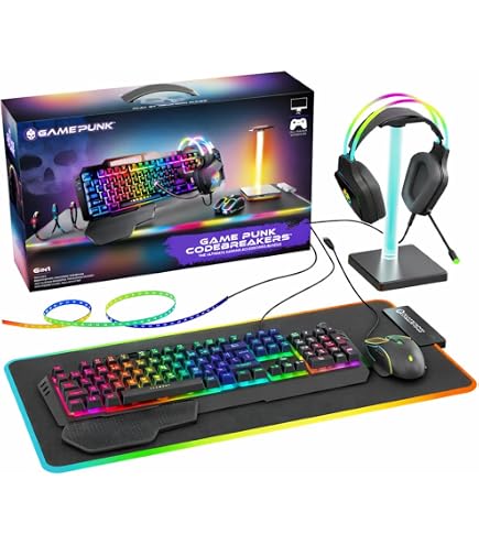 XINMENG XM680 Wireless Gaming Keyboard And Mouse Combo – 16 RGB LED, 4800mAh Battery