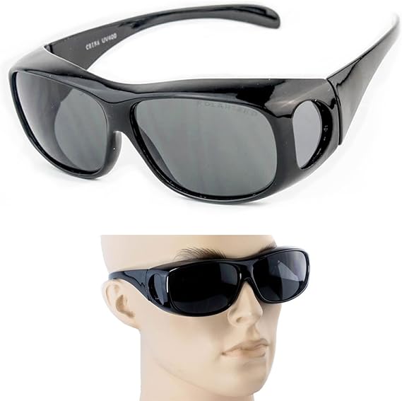 1 x Fit Over Polarized Sunglasses Cover All Lenses Wear