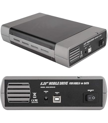 Amazon.com: Zopsc 5.25in Optical Drive Enclosure - External