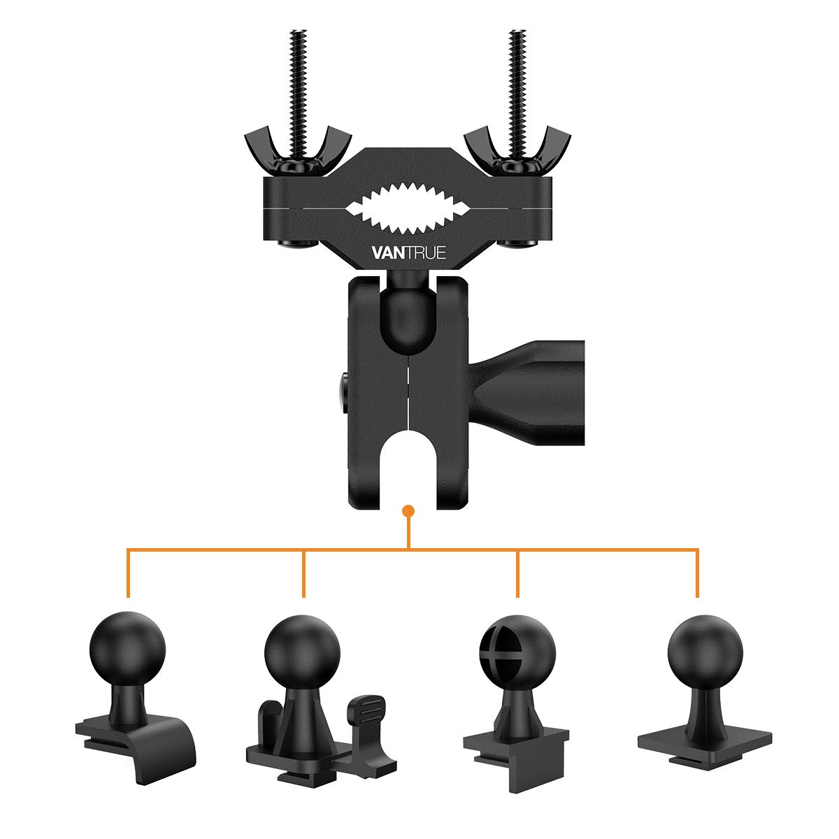 Vantrue Dash Cam Rearview Mirror Mount for Vantrue N2 Pro, N2, X3, T2, T1, X1, X1 Pro Dash Cams, Rexing V1, V1P Dash Cams, Yi 89006 Dash Cam