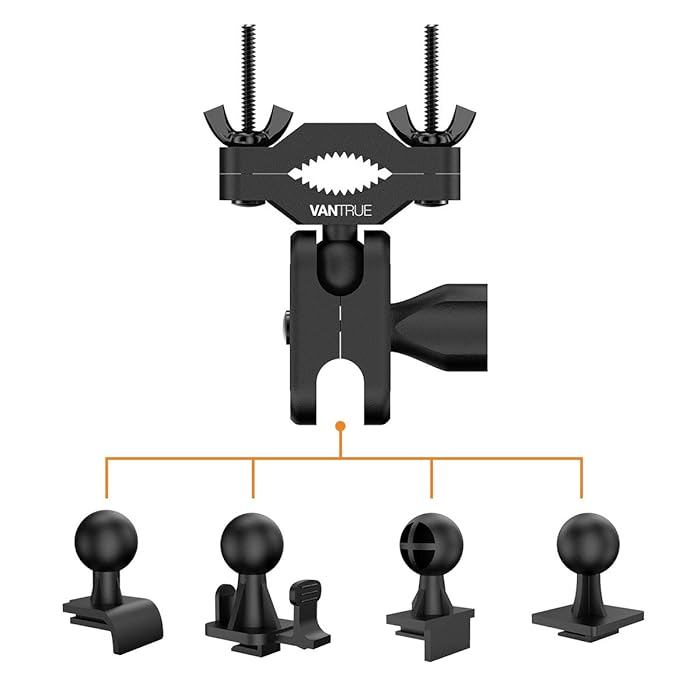 Vantrue Dash Cam Rearview Mirror Mount for Vantrue N2 Pro, N2, X3, T2, T1, X1, X1 Pro Dash Cams, Rexing V1, V1P Dash Cams, Yi 89006 Dash Cam