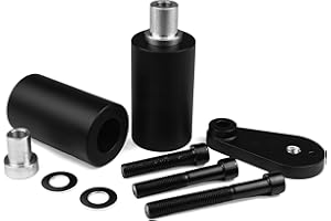 Krator MT219-023 Slider (2003-2009 Yamaha YZF R6 R6S No Cut Frame Crash Protectors Motorcycle)